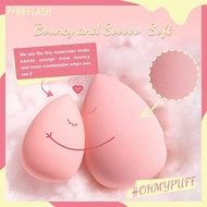 Ready Stock Makeup sponge Beauty Blender  Gebu Lembut Pinkflash Span mekap foundation
