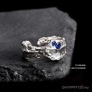 Micro Inlaid Hip Hop Ring Open Ring Wholesale Men Women Design 999ins Unique Trendy Cool Fashion Pur