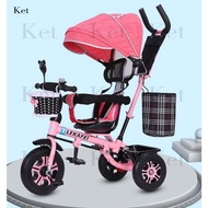 ☜ccb 4 in 1 stroller bike kids bike Tricycle for kids Bicycle for kids stroller bike for baby girl