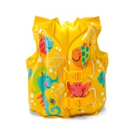 Prosun Intex Tropical Buddies Yellow Swim Vest Inflatable Swim Pool Float Floaties Children Age 3 - 5 (WSCJ Sea Horse)