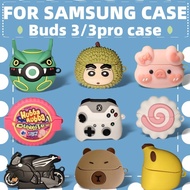 for Samsung Galaxy Buds3/buds 3 Pro Shockproof Headphone Case Cover Galaxy Buds 3 pro Shockproof Sil