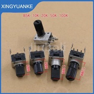 10PCS R0901N RV09 Type Single Horizontal Potentiometer 3Pins B5K B10K B20K B50K B100K Adjustable Res