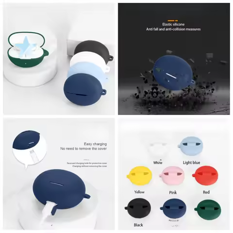 For HONOR CHOICE Earbuds X7 Pro /X7i /X7 Lite Case Solid Color Silicone Bluetooth Earphone Cover for