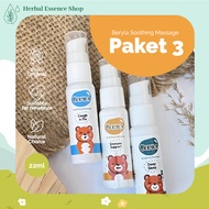 Beryla Baby PAKET 3pcs Minyak Pijat Bayi Aromaterapi