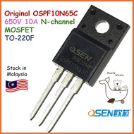Original OSPF10N65C 650V 10A N-channel MOSFET TO-220F KEF10N65C 10N65C