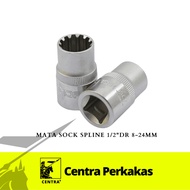 MATA TORA Spline Sock Wrench - 1/2DR 8-24MM Sock Wrench