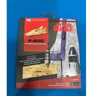 Wooden Model And Book Star Wars A Wing Fighter 3D