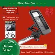 HP Waterproof Phone Holder 360 Waterproof Motorcycle Stand Anti-Wet Motorcycle Handlebar Holder Wate