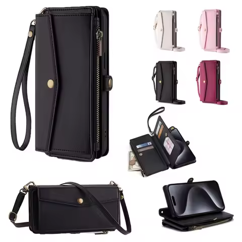 Zipper Walelt Flip Leather Cover For Infinix Zero Note 20 30 40 Pro VIP 12 10 11 7 Lite 2023 30i 4G 