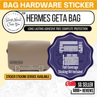 [𝐁𝐍𝐂𝐓👜]💛 Hermes Geta Bag Hardware Protective Sticker | Full Coverage Bespoke Fitting Seal/Film