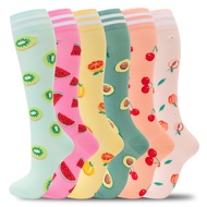 Compression Socks for Women Men Support Circulation 6 Pairs Socks For Nurse, Travel, Flight