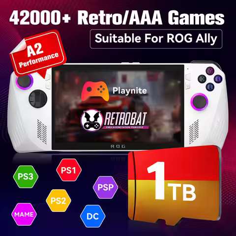 512G/1TB Game Card For ROG Ally/Win Handheld Game Consoles With 42000+ Retro/AAA Games Memory Card F