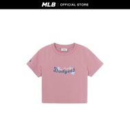 MLB เสื้อยืด ผู้หญิง Women Flower Graphic T-Shirts รุ่น 3FTSN0254 07PKL สีชมพูอ่อน