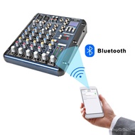 New Freeboss SMR6 Bluetooth B Record 2 Mono   2 stereo 6 Channels 3 Band EQ 16 DSP Effect B Professional Audio Mixer