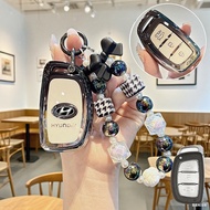 Car Key Case Cover for Hyundai Creta 2022-2023, Stargazer 2023, Hyundai I10 Ix35 Ix45 I10 I30 I40 El