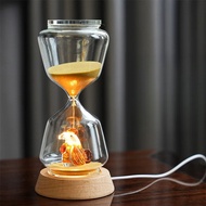 15 Minutes Hourglass Night Light Creative Animal Hourglass Timer Three-dimensional Modeling Home Dec