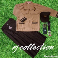 School Uniforms LONG-LONG SIAGA SCOUT SCHOOL UNIFORM SET FOR GIRLS FOR CLASS 1-6 PRIMARY SCHOOL CHIL