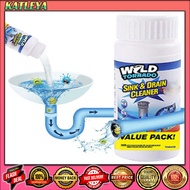 Original wild tornado powerful sink &amp; drain cleaner high efficiency unclog drainage clog remover and cleaner liquid sosa dran decloger baradong lababo gleam liquid drain sosa super remover pipeline toilet to clear dissolves grease Clog Remover