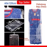 Plastik Pelindung Baju 60x120cm Pelindung Dress / Plastik Baju Gamis