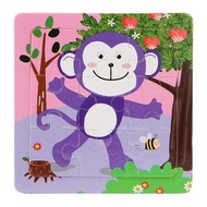 WOODEN PUZZLE jigsaw WOODEN puzzle/ Children's WOODEN puzzle toy/ - monkey