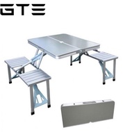 GTE Aluminium Camping Folding Table With Chairs - Fulfilled by GTE SHOP