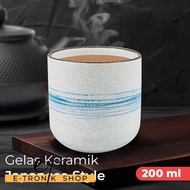 ETRONIK RHE Japanese Style Ceramic Teacup 200 ML - EP024