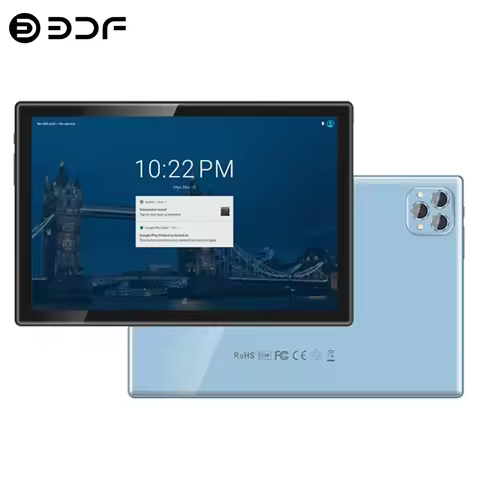 10.1 Inch 5G Android Tablet with 4G LTE Dual SIM Dual Cameras Octa Core 8GB 256GB ROM Wi-Fi Bluetoot