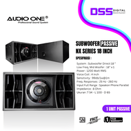Subwoofer PASIF Single 18INCH AUDIO ONE NX 118 Power 1200watt Voice Coil 4inch Sound System Lapangan