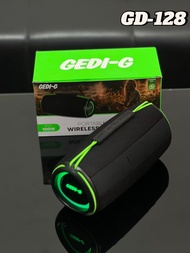 ลำโพงบลูทูธ รุ่น GD-128 มีสายหิ้วพกพาง่าย รองรับAUX TF USB P.M.P.O 100W เสียงดีเบสแน่น  กำลังขับ15W 
