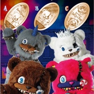 [77 Japan Daigou] Universal Studios 2026 Halloween Horror Bear Commemorative Coin Halloween Commemor