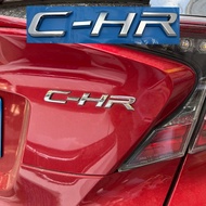 3D ABS (plastic) C-HR Letter Logo Car Rear Tail Trunk Emblem Decals Badge Sticker For Toyota CHR Car Styling Accessories