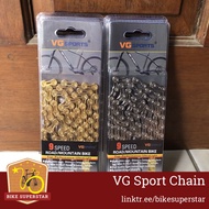 VG Sport Bicycle Chain 9 Speed Gold Silver Folding MTB Road Bike