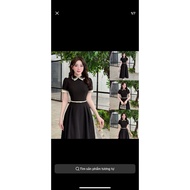 Big size stone trim dress 90-150kg