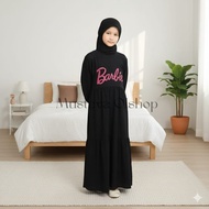 gamis cringkle anak barbie 3-12 tahun // gamis premium terbaru 3-12 tahun // gamis anak perempuan mo