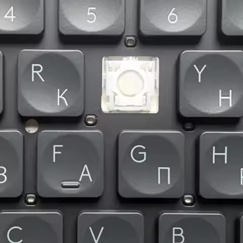 Replacement Ru Keycap Key Cap &Scissor Clip&Hinge For Logitech Craft MX YR0073 Keys Keyboard KEY & C