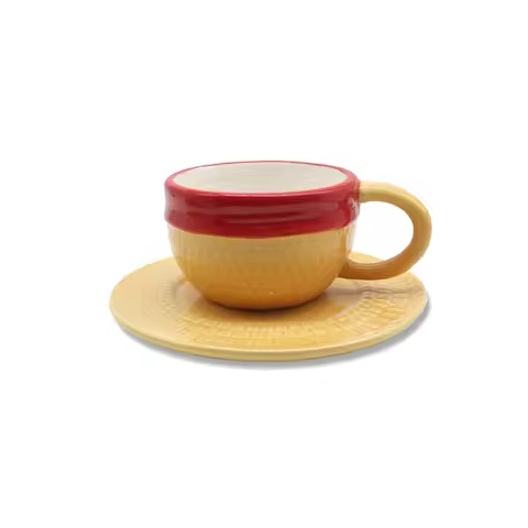 Anime One Piece Coffee Cup Monkey D Straw Hat Ceramic Tea Milk Cup Office Cup Cartoon Water Cup AMS