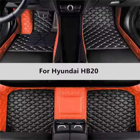Custom Car Floor Mats For Hyundai HB20 2020 2021 2022 2023 2024 2025 2026 Floor Mat Car Mat Accessor