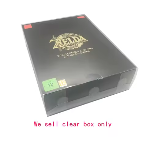 Transparent Box For Switch NS For The Legend of Zeldaa: Tears of the Kingdom Collector's Edition Dis