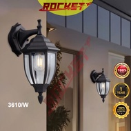 Lampu Pagar Klasik Kalis Cuaca E27 Outdoor Weatherproof Style