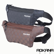AOKANA YKK Zipper Made In Taiwan Five Compartments High Waterproof Fabric Anti-Theft Waist Bag 03-01