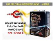 CBT OIL 5w40 4L API SP/GF-6 NANO ESTER+PAO High Performance Fully Synthetic Engine Oil 4Liter 5w-40 