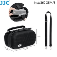 JJC Camera Hard Case for Insta360 X5 X4 X3 Action Camera Water-Resistant Bag EVA Small Pouch with Ne
