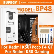 100% New Battery BP48  For Redmi K50/Poco F4 GT/Redmi K50 Gaming  Battery + Free Tools