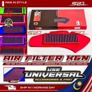 Air Filter K&N RS X ADV VARIO Y15 Y16 LC RAIDER NVX NMAX XMAX PNP Air Cleaner Kit Element Washable I