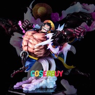 One Piece 4th Gear Luffy GK Figure Battle Scene Action Figure Model Statue Toys