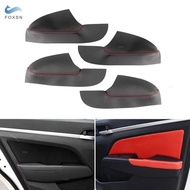 For Hyundai Elantra 2016 2017 2018 2019 Microfiber Leather Door Armrest Panel Cover with Mount Fitti