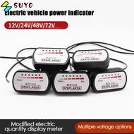 SUYO Voltmeter Power Display Accessories For Electrical Motorcycles Scooter E-Bike Meter Tester