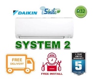 Daikin I-Smile Eco System 2 Aircon + FREE Dismantled &amp; Disposed Old Aircon + FREE Installation + FREE Workmanship Warranty + FREE $100 Voucher