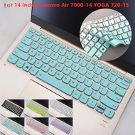 ✨For 14 Inches Lenovo Ideapad 5 Slim 3 Slim 5i Air 7000-14 YOGA 720-15 Ultra-thin Silicone Laptop Keyboard Cover