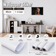 Wave Wall Paper WhitePOLOS 7m to/d 8m x 45cm